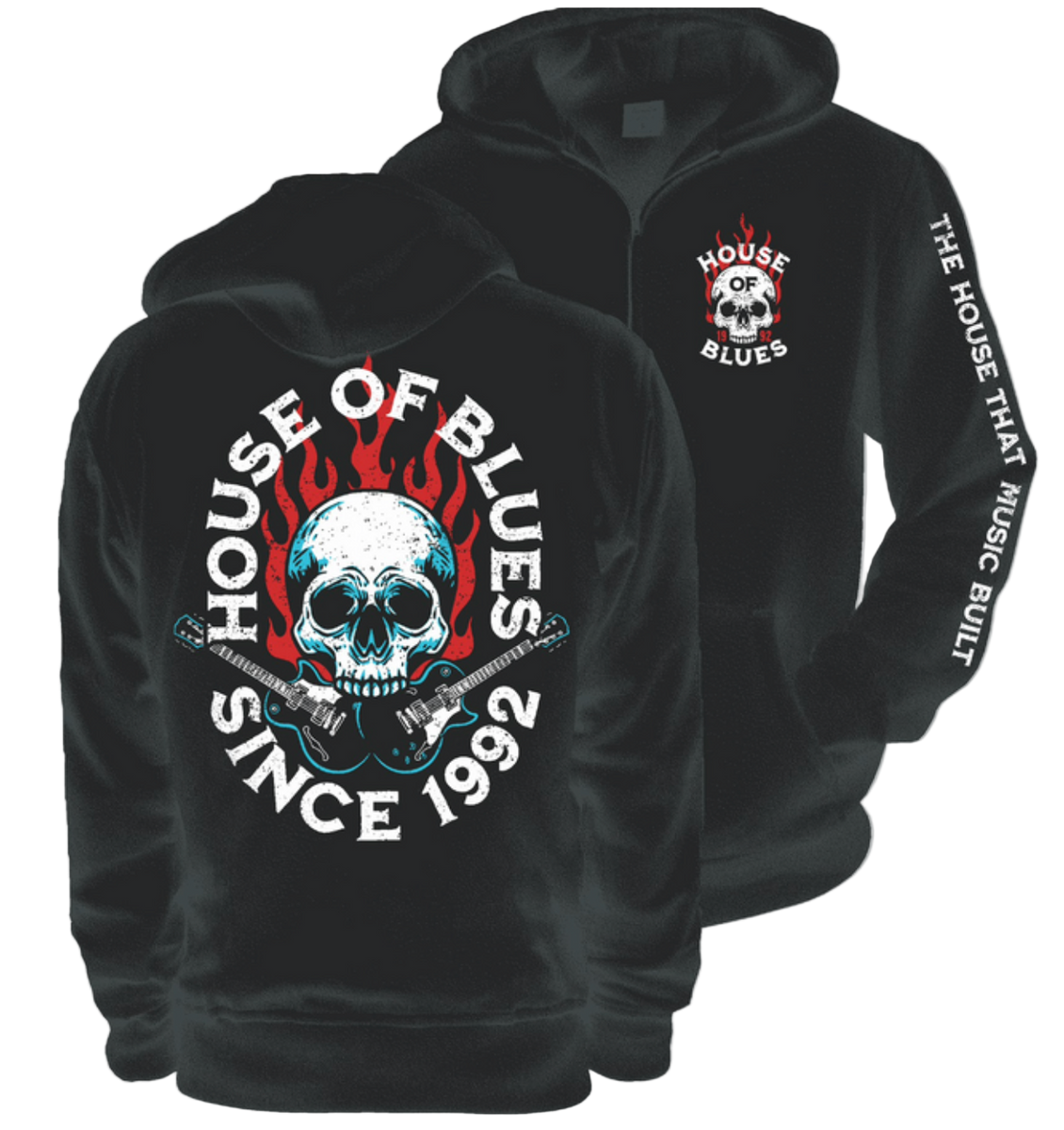 r*1様 HOUSE OF BLUES｜ハウスオブブルース　スカジャン Blazin Hoodie – House of Blues Gear Shop