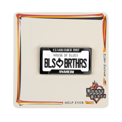 Blues Brothers License Plate Pin